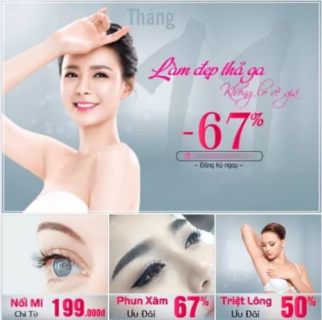 Hình ảnh mang tính chất lộ da thịt nhiều quá